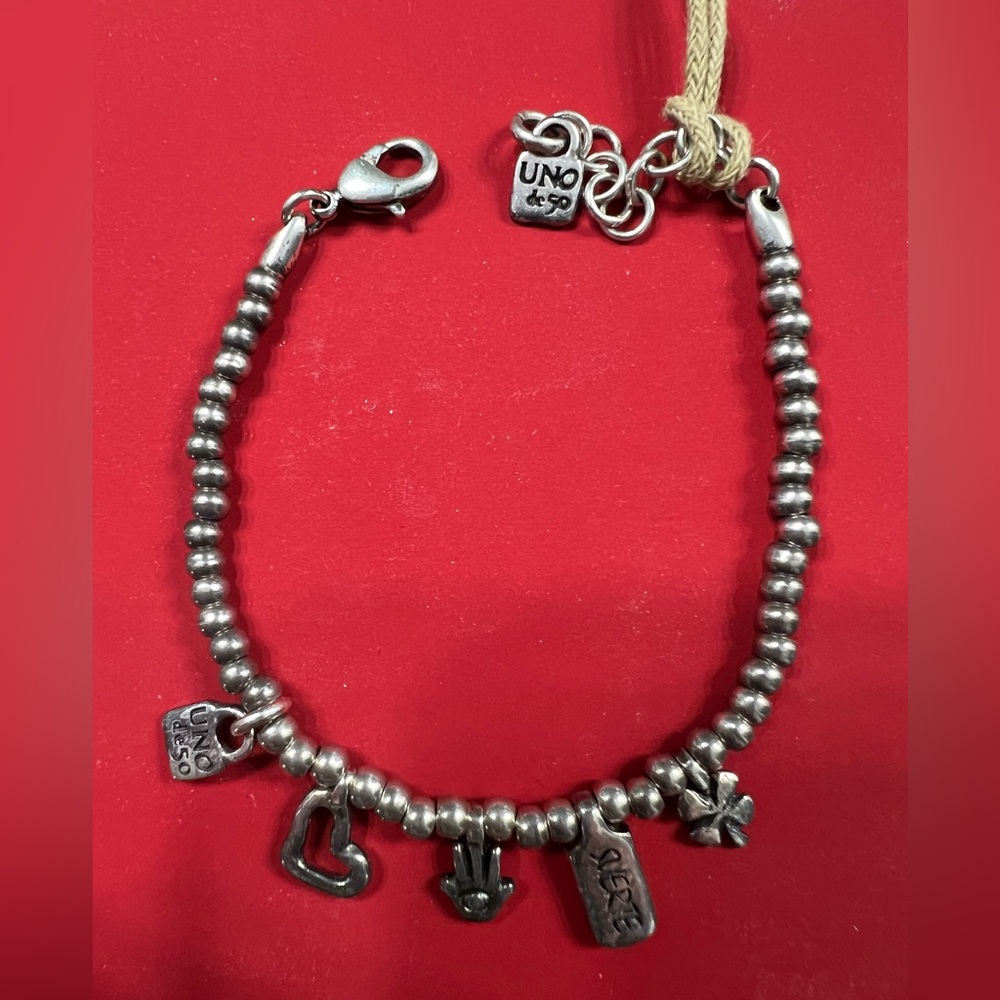 Uno de 50 bracelet with charms